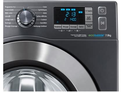 lave linge hublot samsung wf70f5e5w4x|Présentation du lave.